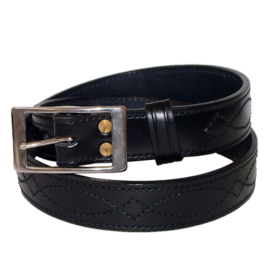 2" Suede Lined Leather Belt