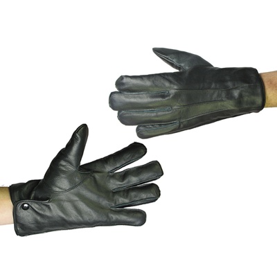 Cut-Resistant Leather Uniform Glove